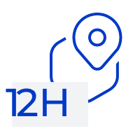 Resposta inicial em 12 horas