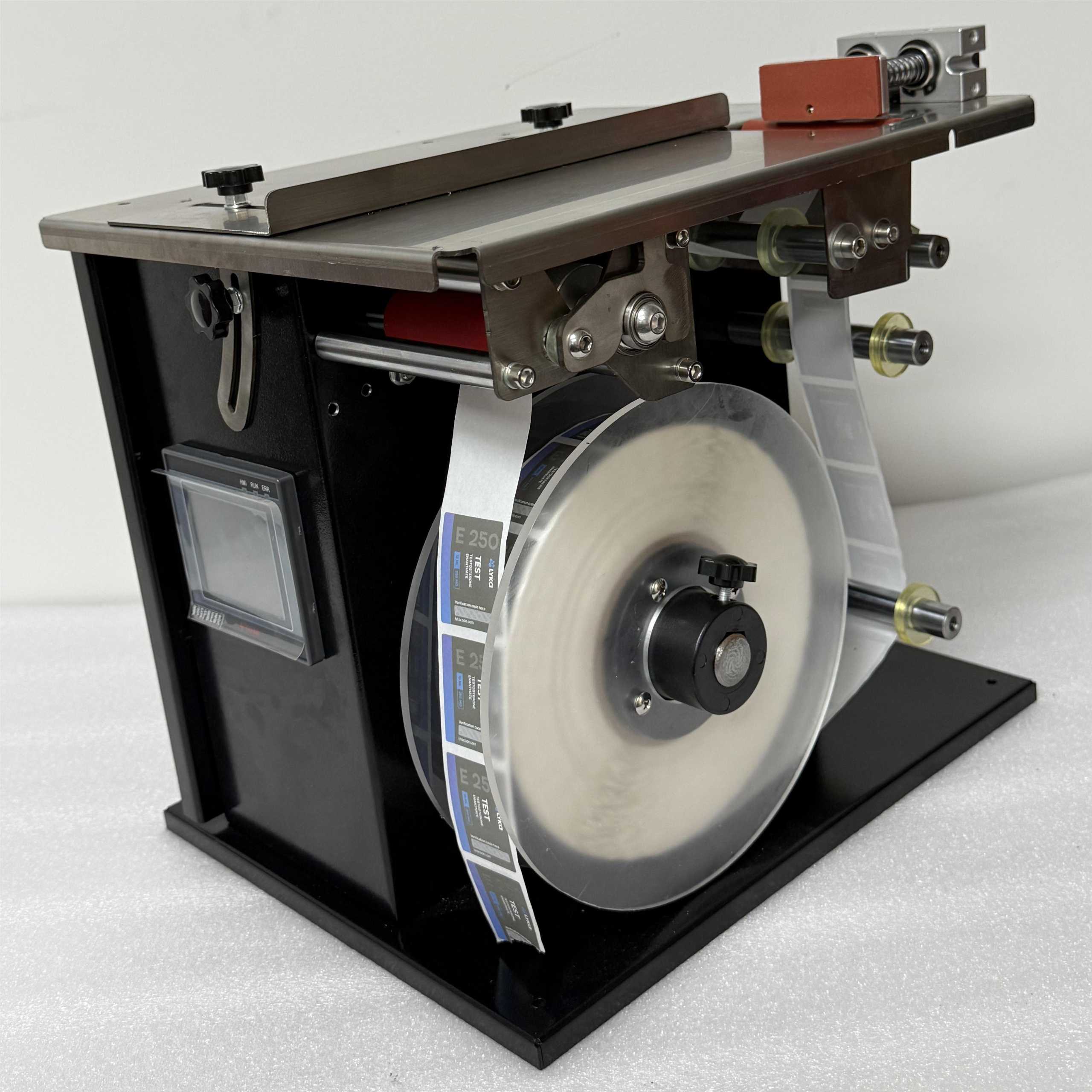 Máquina de rotulagem semiautomática